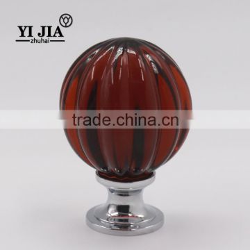45 mm zhuhai personalized pumpkin shape crystal handles