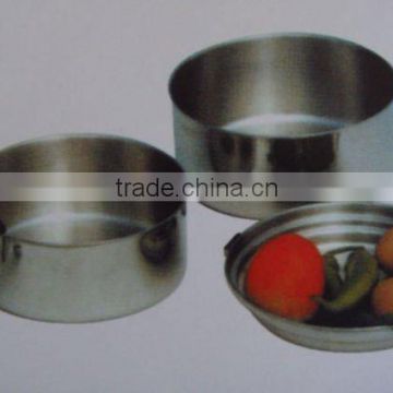stainless steel cookset