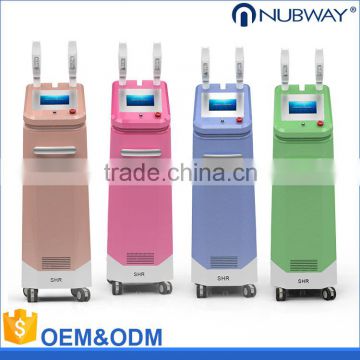 Age Spot Removal CE ISO Approved Beauty Device Ipl 560-1200nm Facial Machine / Shr Ipl Hair Removal Machine Pigment Removal