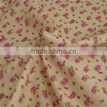 Factory driect sale cheap printed microfiber fabric for pants and garments