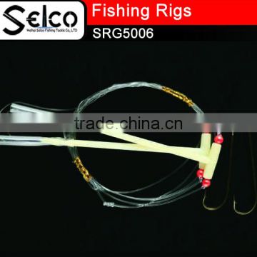 sabiki fishing rig with crane swivle and rainbow bead