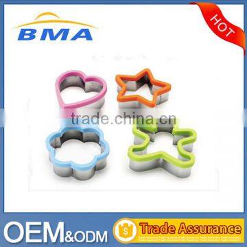 Cooking Tools 4 type Different Shape Stainless Steel Biscuit Cutter