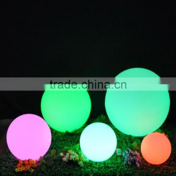 Hot sale!Modern fashion RGB waterproof plastic LED ball with 16 colors change