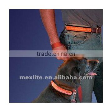 Safety Flashing Velcro Collar Belt Cover