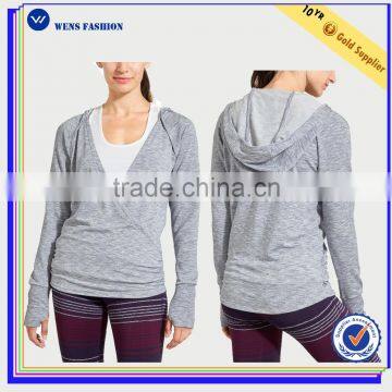 Fashion Summer Style Women Gym Wear Sexy Casual Pullover Plain Hoodies