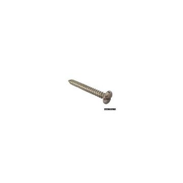 Countersunk flat head tapping screws with cross drive
