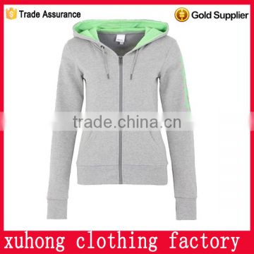 fashion breathable pullover winter stretch sexy slim fitted girls hoodies