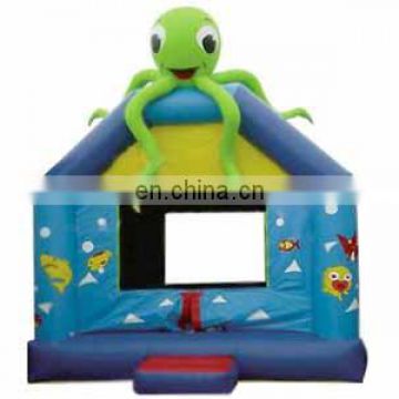 jelly fish theme inflatable bouncer,customized with best quality,jumping castle with changeable colors and themes
