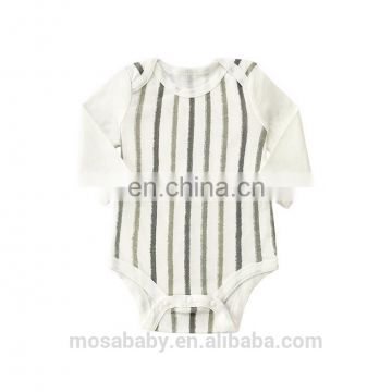 Newborn Infant Jumpsuit with Long Sleeves Vertical stripes Pattern suit for 0-24 Months
