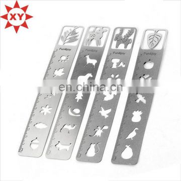 new design 3D hollow out stainless steel bookmark for book