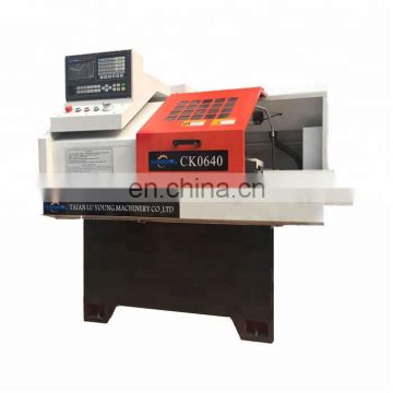 CK0640 mini cnc metal cutting low cost lathe machine