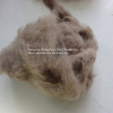 Best Quality Combed 100% Camel Hair Fabric/Brown Mink Fiber With Factory Price