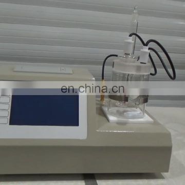 Karl Fischer Method Water Content Tester  petroleum chemica moisture analyzer coulometric karl fischer apparatus