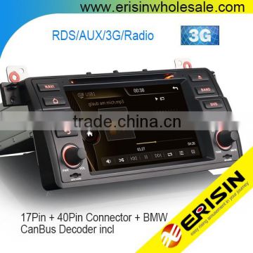 Erisin ES7146B 7" 1 Din Car DVD with Can-Bus Decoder for E46 MG ZT