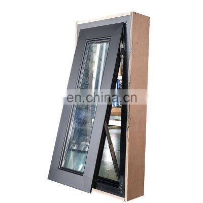 Australian standard hot sale villa home manual control top hung chain winder aluminum awning glass window for house