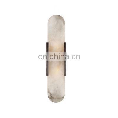 Modern Marble Wall Lamp Living Room Background Wall Light Bedroom Bedside Wall LED Light