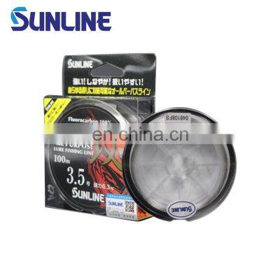 SUNLINE Fishing Line Super Strong 100m Fluorocarbon wire Carbon Fiber fishing line