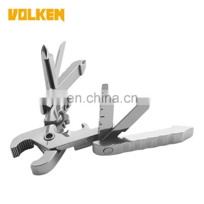 New Multi-functional Mini-clamp Outdoor EDC Multi-tool 15 in One Stainless Steel Pliers