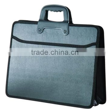 Mens leather executive briefcase with handle