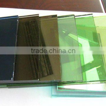 Hot sell 2MM-19mm dark green float glass