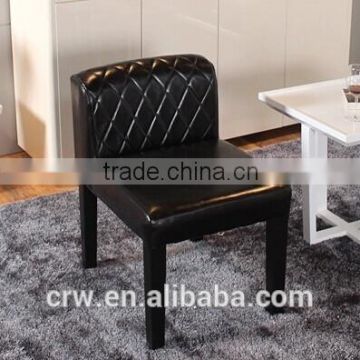 RCH-4197 Black elegant faux leather cheap modern dining chair