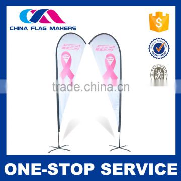 Factory Direct Price Simple Style Customized Tear Drop Wing Banner