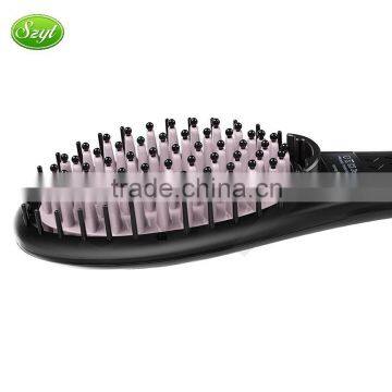 electric hair brush with massager comb brush hair straightening iron---HSB002QU