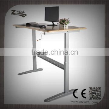 factory supply manual height adjustable folding table legs