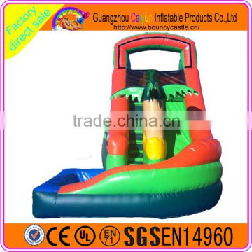 2016 Pop-selling custom made inflatable plastic water slide