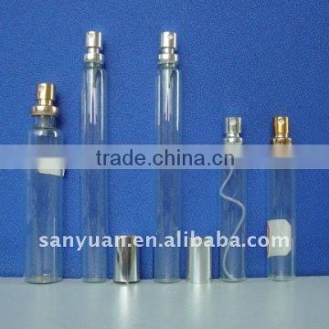 Glass tube perfume bottle
