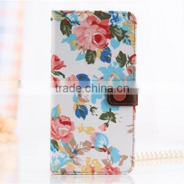 Hot Selling Flower Pattern Cover for iPhone 6 F-IPHLC020