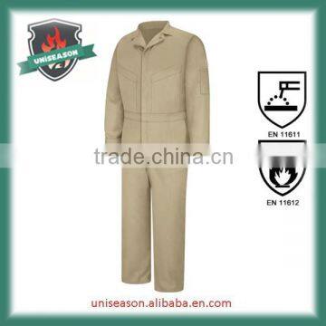 Inherently oil field fire proof coverall 100% aramid workwear