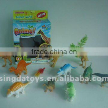 New design and hot sell plastic toy animal sets