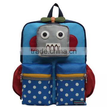 Famous Korea Style Oxford Polyester Material Robor Children Backpack Bag