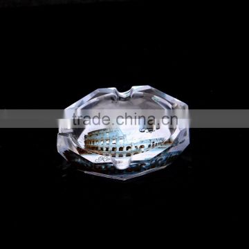 New Style Portable Crystal Glass Ashtray