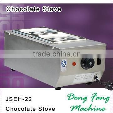 Largest chocolate heater suppliers, DFEH-22 chocolate stove snacks making machinery