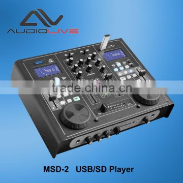 MSD-2 factory price High Quality 2 Channel USB/SD Player