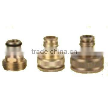 female and male brass hose adapter