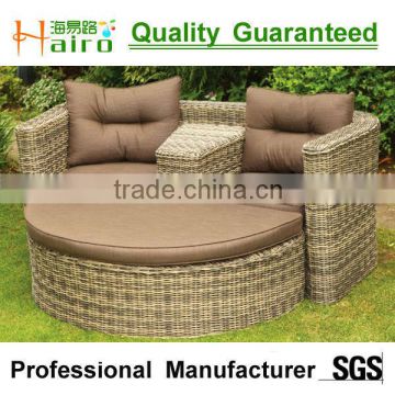 all weather outdoor rattan double sofa