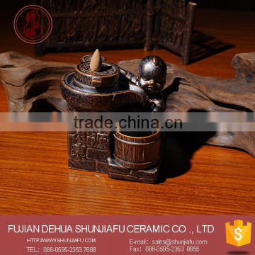 Antique Glazed Backflow Incense Burner Made IN China