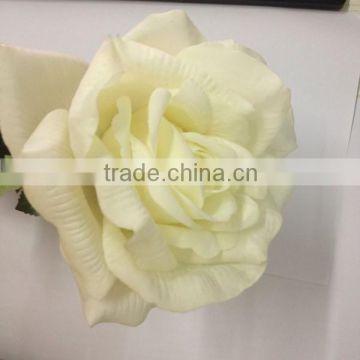 High end Beautiful White Rose artificial flowers high quality