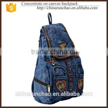 backpack manufacturers china film blue vintage jeans cowboy canvas backpack fashion back for2015 2016