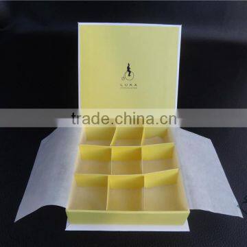 Cheap beautiful design paper chocolate box