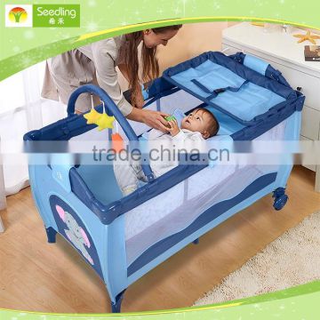Baby cot bed prices with music, canopy baby travel cot, portable deluxe baby crib