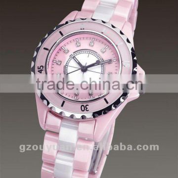 hot sales wristwatch, sell women ceramic watch jewelry