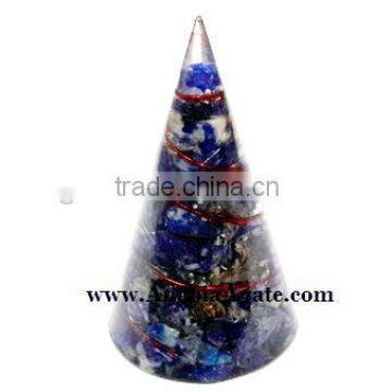 Lapis Lazuli Orgone Cone : Wholesaler Manufacturer