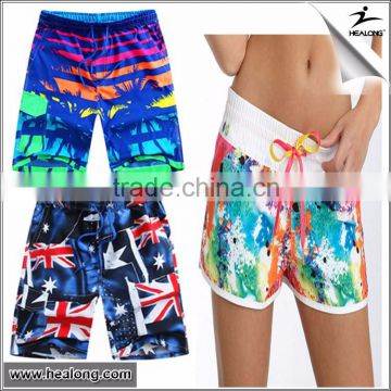 Hot Sale 100% Polyester Women Sexy Sublimation Beach Shorts