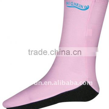 (Hot selling)Kid's UV Lycra Neoprene Bottom Beach Sock