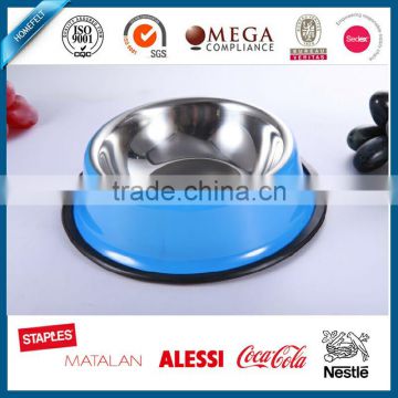 roundness stainless steel 18/0 pet bowl