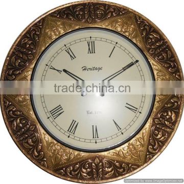 brass metal indian handmade clock for sale